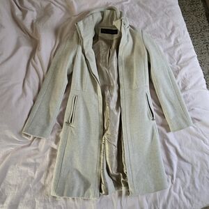 Zara Basic Cream Coat